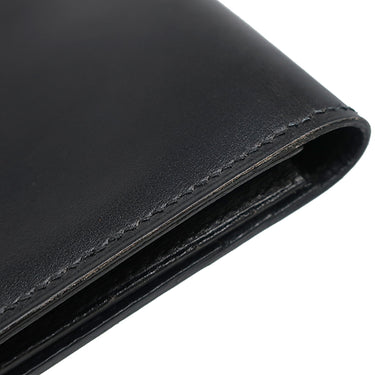 エルメス HERMES オオサカ ブラック ボックスカーフ 長財布 黒 二つ折り財布