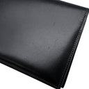 エルメス HERMES オオサカ ブラック ボックスカーフ 長財布 黒 二つ折り財布