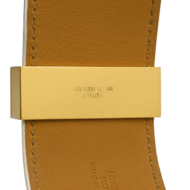 エルメス HERMES コリエドシアン プレス エプソン ホワイト ヴォーエプソン GP ブレスレット 白