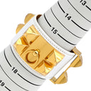 エルメス HERMES コリエドシアン プレス エプソン ホワイト ヴォーエプソン GP ブレスレット 白