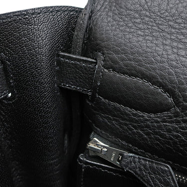 エルメス HERMES ケリー32 内縫い ブラック トリヨンクレマンス 2WAYバッグ シルバー金具 黒 ショルダー