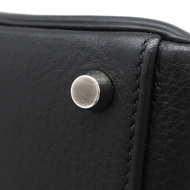 エルメス HERMES ケリー32 内縫い ブラック トリヨンクレマンス 2WAYバッグ シルバー金具 黒 ショルダー