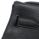 エルメス HERMES ケリー32 内縫い ブラック トリヨンクレマンス 2WAYバッグ シルバー金具 黒 ショルダー