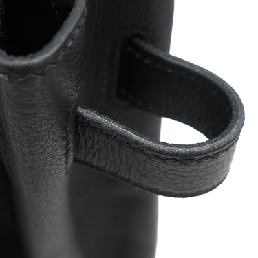 エルメス HERMES ケリー32 内縫い ブラック トリヨンクレマンス 2WAYバッグ シルバー金具 黒 ショルダー