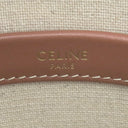 セリーヌ CELINE スモール カバ タイス ベージュ レザー テキスタイル 2WAYバッグ ゴールド金具 ショルダー