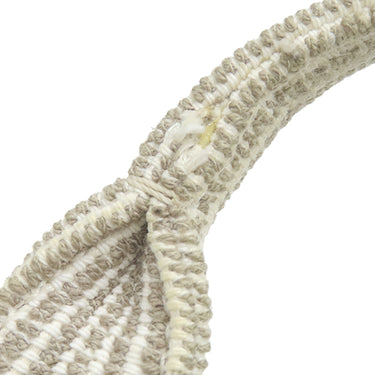 セリーヌ CELINE スモール カバ タイス ベージュ レザー テキスタイル 2WAYバッグ ゴールド金具 ショルダー