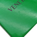 ボッテガヴェネタ BOTTEGA VENETA カセット コンパクトウォレット ブラック カーフ 二つ折り財布 シルバー金具 黒