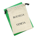 ボッテガヴェネタ BOTTEGA VENETA カセット コンパクトウォレット ブラック カーフ 二つ折り財布 シルバー金具 黒