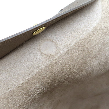 セリーヌ CELINE スモール フォールド カバ 194073 グレージュ系 レザー 2WAYバッグ ゴールド金具 グレー ベージュ ハンドバッグ ショルダー