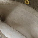 セリーヌ CELINE スモール フォールド カバ 194073 グレージュ系 レザー 2WAYバッグ ゴールド金具 グレー ベージュ ハンドバッグ ショルダー