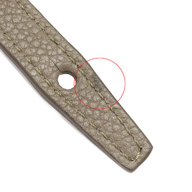 セリーヌ CELINE スモール フォールド カバ 194073 グレージュ系 レザー 2WAYバッグ ゴールド金具 グレー ベージュ ハンドバッグ ショルダー