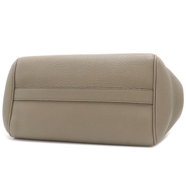 セリーヌ CELINE スモール フォールド カバ 194073 グレージュ系 レザー 2WAYバッグ ゴールド金具 グレー ベージュ ハンドバッグ ショルダー