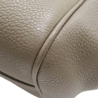 セリーヌ CELINE スモール フォールド カバ 194073 グレージュ系 レザー 2WAYバッグ ゴールド金具 グレー ベージュ ハンドバッグ ショルダー