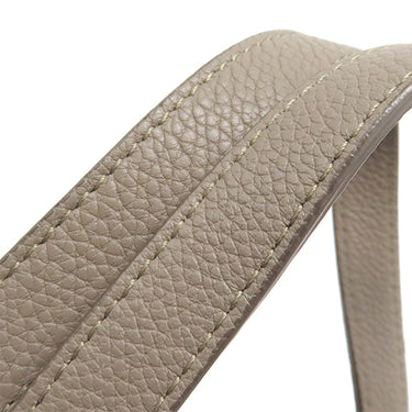 セリーヌ CELINE スモール フォールド カバ 194073 グレージュ系 レザー 2WAYバッグ ゴールド金具 グレー ベージュ ハンドバッグ ショルダー