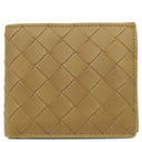 ボッテガヴェネタ BOTTEGA VENETA イントレチャート 605722VCPQ4 エイコーン カーフ 二つ折り財布 ライトブラウン ACORN 小銭入れ