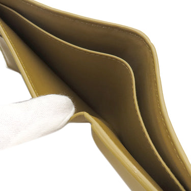 ボッテガヴェネタ BOTTEGA VENETA イントレチャート 605722VCPQ4 エイコーン カーフ 二つ折り財布 ライトブラウン ACORN 小銭入れ