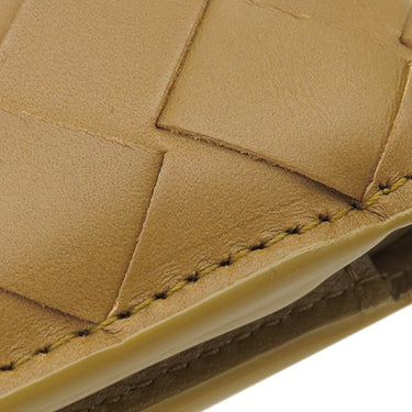 ボッテガヴェネタ BOTTEGA VENETA イントレチャート 605722VCPQ4 エイコーン カーフ 二つ折り財布 ライトブラウン ACORN 小銭入れ
