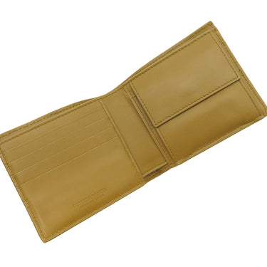 ボッテガヴェネタ BOTTEGA VENETA イントレチャート 605722VCPQ4 エイコーン カーフ 二つ折り財布 ライトブラウン ACORN 小銭入れ