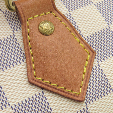 ルイヴィトン LOUIS VUITTON スピーディ35 N41369 ダミエアズール ダミエアズールキャンバス ボストンバッグ ゴールド金具 白 グレー