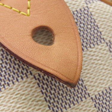 ルイヴィトン LOUIS VUITTON スピーディ35 N41369 ダミエアズール ダミエアズールキャンバス ボストンバッグ ゴールド金具 白 グレー