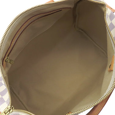 ルイヴィトン LOUIS VUITTON スピーディ35 N41369 ダミエアズール ダミエアズールキャンバス ボストンバッグ ゴールド金具 白 グレー