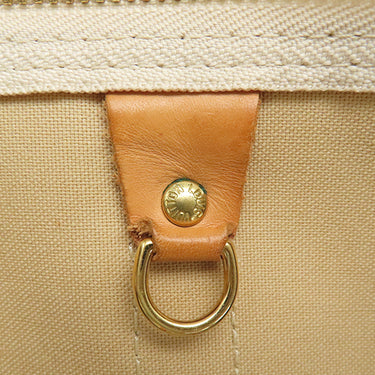 ルイヴィトン LOUIS VUITTON キーポル50 N41430 ダミエアズール ダミエアズールキャンバス ボストンバッグ ゴールド金具 白 グレー