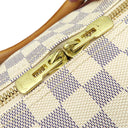 ルイヴィトン LOUIS VUITTON キーポル50 N41430 ダミエアズール ダミエアズールキャンバス ボストンバッグ ゴールド金具 白 グレー