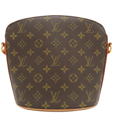 ルイヴィトン LOUIS VUITTON ドルーオ M51290 モノグラム モノグラムキャンバス ショルダーバッグ ゴールド金具 茶 斜め掛け