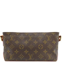 ルイヴィトン LOUIS VUITTON トロター M51240 モノグラム モノグラムキャンバス ショルダーバッグ ゴールド金具 茶 斜め掛け