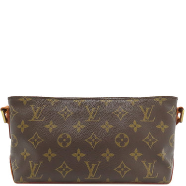 ルイヴィトン LOUIS VUITTON トロター M51240 モノグラム モノグラムキャンバス ショルダーバッグ ゴールド金具 茶 斜め掛け