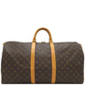 ルイヴィトン LOUIS VUITTON キーポル バンドリエール 55 M41414 モノグラム モノグラムキャンバス ボストンバッグ ゴールド金具 茶