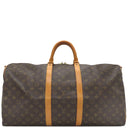 ルイヴィトン LOUIS VUITTON キーポル バンドリエール 55 M41414 モノグラム モノグラムキャンバス ボストンバッグ ゴールド金具 茶 ※ネームタグ・ポワニエ・鍵1本欠品