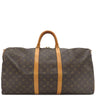 ルイヴィトン LOUIS VUITTON キーポル バンドリエール 55 M41414 モノグラム モノグラムキャンバス ボストンバッグ ゴールド金具 茶 ※ネームタグ・ポワニエ・鍵1本欠品