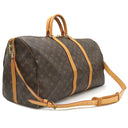 ルイヴィトン LOUIS VUITTON キーポル バンドリエール 55 M41414 モノグラム モノグラムキャンバス ボストンバッグ ゴールド金具 茶 ※ネームタグ・ポワニエ・鍵1本欠品