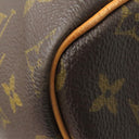 ルイヴィトン LOUIS VUITTON キーポル バンドリエール 55 M41414 モノグラム モノグラムキャンバス ボストンバッグ ゴールド金具 茶 ※ネームタグ・ポワニエ・鍵1本欠品