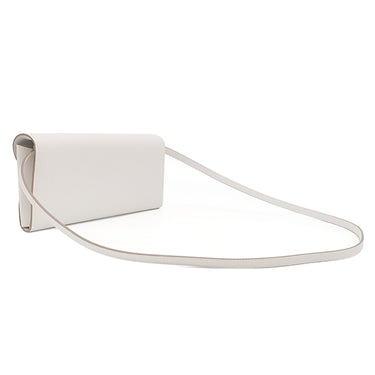 エルメス HERMES シェーヌダンクル トゥーゴー グリペール ヴォーエプソン 長財布 ゴールド金具 白 ショルダー