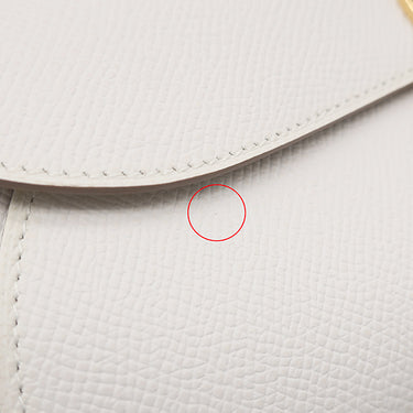 エルメス HERMES シェーヌダンクル トゥーゴー グリペール ヴォーエプソン 長財布 ゴールド金具 白 ショルダー