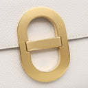 エルメス HERMES シェーヌダンクル トゥーゴー グリペール ヴォーエプソン 長財布 ゴールド金具 白 ショルダー