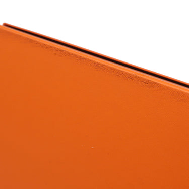 エルメス HERMES バーキン25 ヴェルソ ブルーアンクル×オレンジ トゴ ハンドバッグ シルバー金具 青 オレンジ