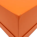 エルメス HERMES バーキン25 ヴェルソ ブルーアンクル×オレンジ トゴ ハンドバッグ シルバー金具 青 オレンジ