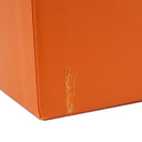 エルメス HERMES バーキン25 ヴェルソ ブルーアンクル×オレンジ トゴ ハンドバッグ シルバー金具 青 オレンジ