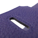 エルメス HERMES バーキン25 ヴェルソ ブルーアンクル×オレンジ トゴ ハンドバッグ シルバー金具 青 オレンジ