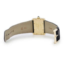 腕時計 カルティエ Cartier ミニタンク ディヴァン W6300356 クオーツ レディース K18YG無垢 角型 ローマン 青針