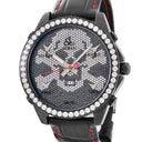 腕時計 ジェイコブ JACOB 5タイムゾーン スカル リミテッド JC-SKULL9D クオーツ メンズ 純正ダイヤ 骸骨 ドクロ GMT 限定