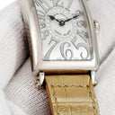 腕時計 フランクミュラー FRANCK MULLER ロングアイランド レリーフ 902QZCD1RREL OG クオーツ レディース K18WG無垢 純正ダイヤ 限定