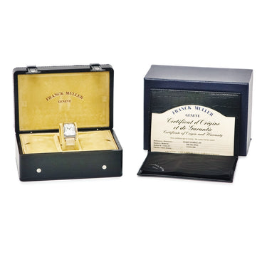 腕時計 フランクミュラー FRANCK MULLER ロングアイランド レリーフ 902QZCD1RREL OG クオーツ レディース K18WG無垢 純正ダイヤ 限定