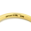 ティファニー Tiffany & Co イエローゴールド K18YG ダイヤモンド パール リング 指輪 T&Co. Au750 18K 18金 2P 2石 2粒 ダイヤ ベビーパール 真珠 10号