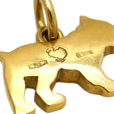 ポメラート Pomellato ドッグモチーフ イヌ イエローゴールド K18YG ペンダントトップ ネックレストップ 18K ドードー