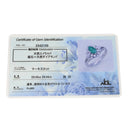 ノンブランド NON BRAND エメラルド ダイヤ リング プラチナシルバー Pt900 エメラルド ダイヤモンド リング 指輪 グリーン 緑 マーキスカット PM900 11号