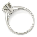 ノンブランド NON BRAND ダイヤ 立爪リング プラチナシルバー Pt850 ダイヤモンド リング 指輪 1P 1石 1粒 11.5号